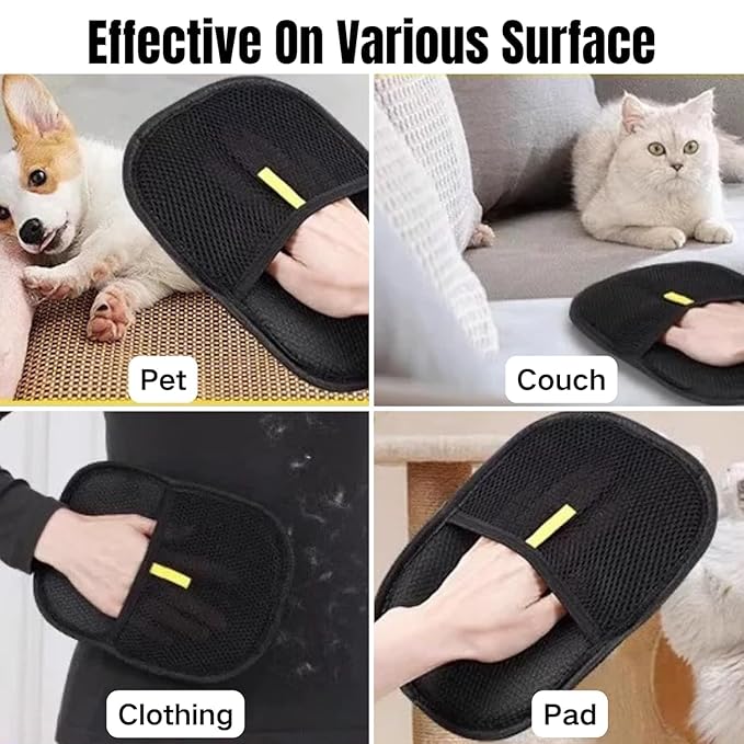 Pet Hair Removal Gloves 🔥 Hot Selling ⭐ 4.8 of 5