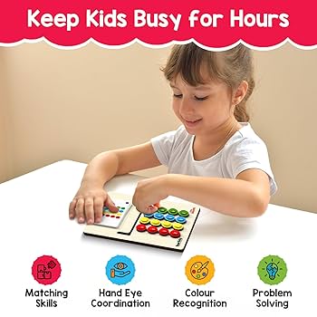 Colour Coder Montessori Busy Board 🔥 Hot Selling ⭐ 4.9 of 5