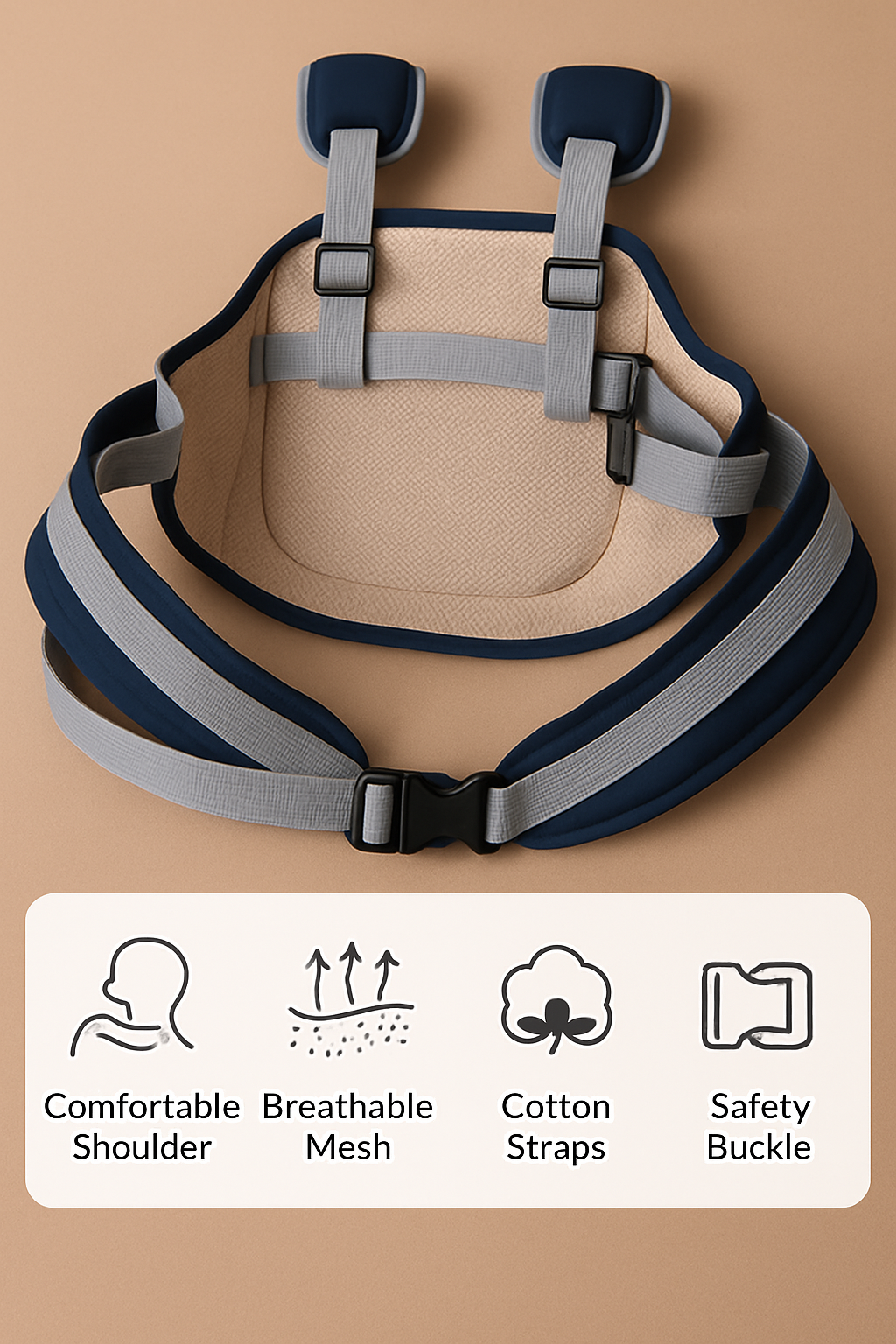 Baby Safety Belt for 2 Wheeler 🔥Hot Selling ⭐ 4.9 of 5
