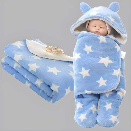 Wearable Blanket and Star Wrapper Durable Cotton